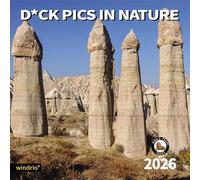 2025 Wall Calendar Funny Natures Dongs, January 2025 - December 2025, Funny Gag Gift for Adults, White Elephant Gift, 12 Months Organizer with D'ck Pics Nature Photos, 12" x 24" Opened