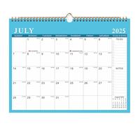 2025 Wall Calendar - January Monthly Calendar, Almanac of Months 2025 | Effective Wall Calendar with Past and Future Months, Beautiful Wall Decor in for Planning