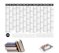 2025 Wall Calendar - Large Wall Calendar | Excellent Flexible Annual for Easy Planning | Annual Wall Planner at 12m
