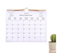 2025 Wall Calendar,Large Wall Calendar | Family Monthly Planner by - 12 Month Monthly Planner, 2025 Calendar for Plans, Appointments, Weddings, Riu