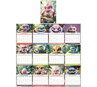 2025 Wall Calendar Twin-Coil Binding Calendar 12 Month from January 2025 to December for Home Decoration Nature Connection Planner