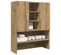 2025 Washing Machine Cabinet Bathroom Cupboard Laundry Shelf Storage Rack vidaXL