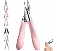 2025 Welnax Portable Nail Clippers, Ultra-Thin Sharp Stainless Steel Blades, Toenail Nippers with 30° Curved Blades, Ergonomic Non-Slip Handle, Easy Grip and Squeeze for Ingrown Nails, Thick Nails