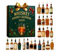 2025 Whis-key Advent Calendar: 24 Days without repetition, A Daily Tasting Journey Through theunlocking the world Flavors of Whis-key (2D Acrylic)