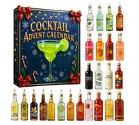 2025 Whiskey Advent Calendar, 16 Set A Daily Tasting Journey Through the World of Whiskey,Unique Christmas Advent Calenda for Men & Whiskey Lovers Room Decorations for Adults(C)