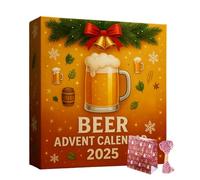 2025 Whiskey Advent Calendar - with 24pcs 3d Premium Whiskey Pendants, Whiskey Advent Calendar 2025 Bourbon for Men, Unique Holiday Countdown Keepsake Gift (B)