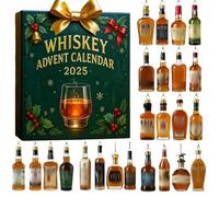 2025 Whiskey Advent Calendar with 3D Bottles : Each Day Open a New Surprise with 24 Days of Spirits, A Daily Tasting Journey Through the World, Christmas Countdown for Whiskey Lovers (3D)