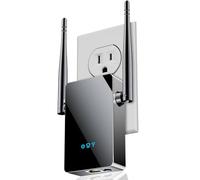 2025 WiFi Extender Signal Booster, Next Gen Internet Booster for Home, 5X Faster, Covers up to 10,000 sq.ft, WiFi Repeater with Ethernet Port, Wireless Long Distance Amplifier, Simple