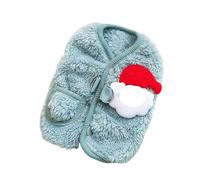 2025 Winter Dog Cardigan & Vest, Fashion Pet Coat for Chihuahua French Bulldog, Christmas Puppy Costume and Cat Jacket, Cozy Knitwear for Small Breeds(Blue,L)