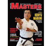 2025 WINTER Issue of MASTERS Magazine featuring Soke Kenyu Mabuni