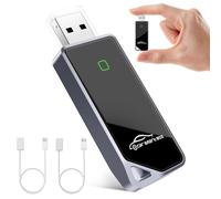 2025 Wireless CarPlay Adapter & Android Auto 2-in-1 Dongle, Powered by A7 Ultra Chip, Bluetooth 5.3, Fast and Stable Wireless Converter for Wired CarPlay, Compatible with iOS 10+ and Android 11+