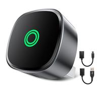 2025 Wireless CarPlay & Android Auto Adapter UK, Upgraded Mini 2 in 1 Plug and Play USB to Wireless Car Play Adapter Car Accessories, Converts Wired to Wireless for iPhone iOS 10+ /Android 10+