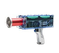 2025 Wireless Tesla Coil Gun Pro - 4th Gen Handheld Arc Generator, 10cm Adjustable Lightning, 2900mAh Rechargeable Battery, Safe Touch Mode for Science Education & Experiments