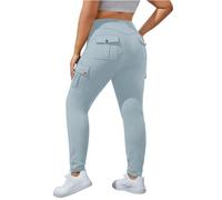2025 Women's Cargo Trousers, Medium Waist, Elasticity, Multi-Pockets, Slim Fit, Solid Colour, Casual Tights Chic and Elegant Classic, Passe-partout Pants for Hiking