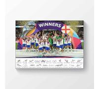 2025 Women's Football Winners England Full Squad Signed Poster A4 Photo Gift for Football Fans and Supporters