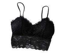 2025 Women's Lingerie Lace Bra - Push Up Thoracic Belt with Thin Straps Chic Solid Color Padded Bralette Throat for Yoga Jogging Bralette Soft and Breathable Bra