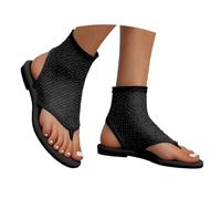 2025 Women's Meditation-Hidden Gems Flip-Flop Sandals for Men Massage (Black, 3)