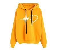 2025 Women's Printed Hoodie - Autumn Long Sleeve Pullover with Drawstring Comfortable Fit Loose Pullover Casual Chic and Elegant Classics Streetwear Hoodie
