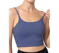 2025 Women's Push Up Padded Bra U-Neck Sports Bra Seamless Casual Solid Color Slim Fit Soft Everyday Lingerie Comfortable Versatile Short Camisole