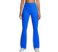 2025 Women's Sports Leggings High Waist Yoga Pants Flare Slim Fit Elastic Solid Color Casual Comfortable Chic Simple Going Through Pants for Fitness Running Gym and Dance