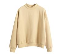 2025 Women's Sweatshirt, without Hood, Sports T-Shirt, Long Sleeve, Round Neck, Casual, Solid Color, Pullover, Chic and Elegant, Comfortable Everyday, Streetwear Top for Tennis