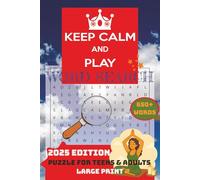 2025 Word Search Calming Word Puzzle Book: 650+ Calming Word Themed Word Search Puzzle Book Large Print for Teen, Adults and Seniors. | 6x9 Inches, ... Gift for Holidays, Vacations and Free Times