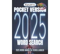 2025 Word Search Puzzle Book: Word Searches Pocket Version with Easy to Read, Large Print about 2025 Words, Slang, Events and More! | 6 x 9 inches | 110 pages | 55 Puzzles | Words Galore!
