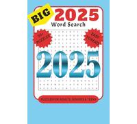 2025 Word Search Puzzle Book: Word Searches with Easy to Read Print about 2025, Trends, Artificial Intelligence and More | 6x9 inches, 110 pages | 50+ ... Gift for Vacations, Holidays and Free Times