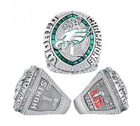 2025 World Championship Eagle Ring Football Championship Dream Football Championship Ring, a must-have gift for fans, with screen box, for sports fans to collect (13#)