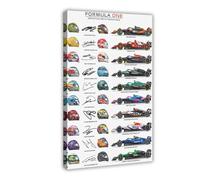 2025 World Championship Helmet Car Poster Canvas Poster Bedroom Decor Landscape Office Room Decor Gift 24x36inch(60x90cm)