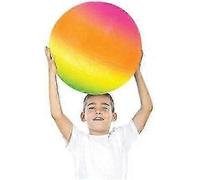 2025 Xlarge Jumbo 9" Neon Rainbow Rubber Playground Play Beach Sport Ball Football