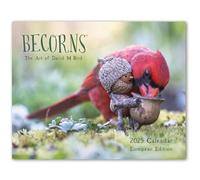 2025 Yea Calendar Of Extremely Accurate Birds, Becorns The Art Of Bird Calendar, Beautiful 2025 Forest Folk Calendar, Wall Forest Folklore Overseas Calendar, Perfect For Home Or Office (1pc)