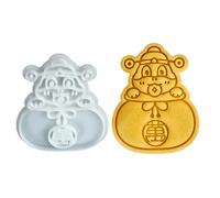 2025 Year of The Snake Cookie Molds Set Sturdy Snake Year Themed Cookie Molds Embosser for Family Baking Enthusiasts Kitchen Baking Utensils