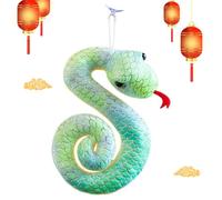 2025 Year of the Snake Mascot, Plush Chinese Snake Mascot, New Year Snake Pendant Plush Snake Plush Toy Lucky Snake for Chinese New Year, Decoration