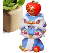 2025 Year Of The Snake Miniature Figurines | Chinese Fortune Snake Year Statue | Miniature Chinese Snake Figurines 2025 Year Of The Snake Sculpture Tabletop Ornaments for Luck Wealth