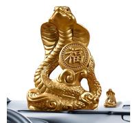 2025 Year Of The Snake Wooden Snake Figurines - Chinese Feng Shui Snake Figurines For Luck Wealth Success, Desktop Ornaments New Year Craft Present