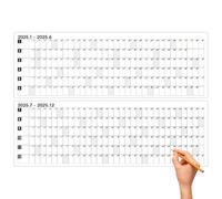 2025 Yearly Calendar - 2025 Appointment Planner, All Year Wall Calendar 2025, Thick Paper Yearly Wall Calendar 2025 | Decorative Yearly Calendar 2025, Organization Calendar &