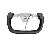 2025 Yoke Handle Compatible For Model Y Juniper Heating Yoke Steering Wheel Personalized Racing Leather Customizeds Accessory(Black)
