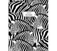2025 Zebra Print Planner: Customizable Monthly and Weekly, Vision Board, Workout Tracker, Sleep Tracker, To Do Lists and more.