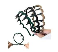 2025 Zig Zag Shark Tooth Headbands for Women High Parting Wavy Band with Teeth Comb for Women Teen Gift Hair Holder for Daily Use