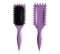 2025Premium Boar Bristle Curly Hair Brush Upgrade Version Curl Defining Brush,for Men Women Girls Curls, Reduce Hair Pulling Frizz, Ergonomic Design and Comfortable,gift