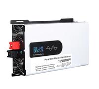 2025Upgraded 5000W-12000W Hybrid Solar Inverter, DC 12V/24V/48V/60V/72V To 110V/220V AC Split Phase Inverter With Pure Sine Wave, Parallel Inverters, For RV, Truck, Solar(12000W,96V to 110V)