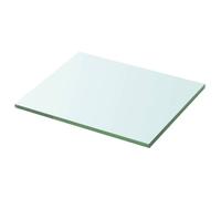 vidaXL Shelf Panel Glass Clear 20x25cm Storage Plate Sheet Shelving Display