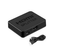 2026 1211 Video Adapter Splitter 4K Resolution Identical Screen Duplicator Splitter for Presentations Monitors (A, 6.2x5.2)