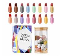 2026 16 Lipstick Set with Velvety Texture, Waterproof, Long-Lasting Formula in Various Colour Shades for Everyone (A, One Size)