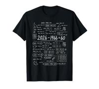 2026-1966 = 60 Years England Football Trophy Maths Joke T-Shirt