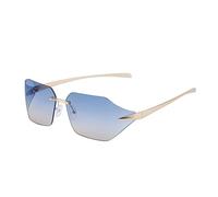 2026 2024 Rectangle Rimless Sunglasses Men Vintage Frameless New Punk Eyewear UV400 Sunglasses