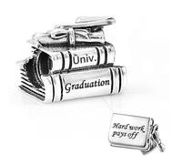 2026 2025 2024 2023 Graduation Celebration Owl Charms fit Pandora Charm Bracelets Birthday Jewellery Gift for Women Daughter Family Freinds Master PhD Bachelor
