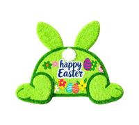 2026 2026 Easter Bunny with Butt Shaped Doormat, Absorbent, Non-Slip, Durable, Easter Bunny Shaped Carpet Crystal Velour, 3 Ft 35.4 (B, One Size)