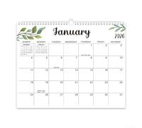 2026-2027 18-Month Wall Calendar for Comprehensive Academic Planning With Monthly Overview Format and Practical Layout